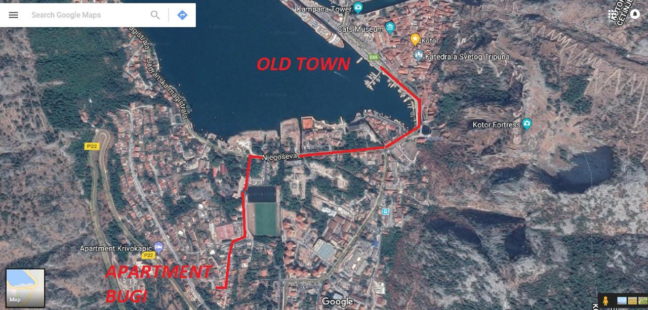 Apartmán Bugi Kotor Exteriér fotografie